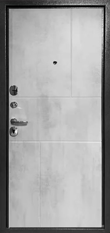 Товар Дверь Бульдорс TRUST ECO - 90 Букле Антрацит Бетон темный 182, Бетон серый 182 DIS006932