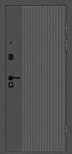 Товар Дверь Optim Z-2 Классика Букле графит/Белый BR6177